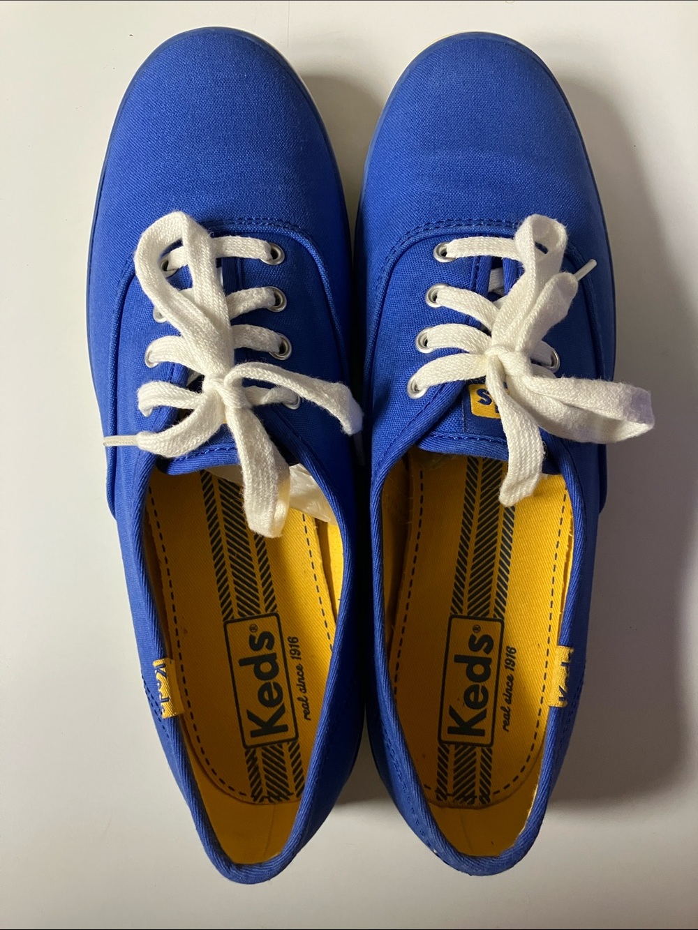 Keds Vintage Blue Canvas Shoes